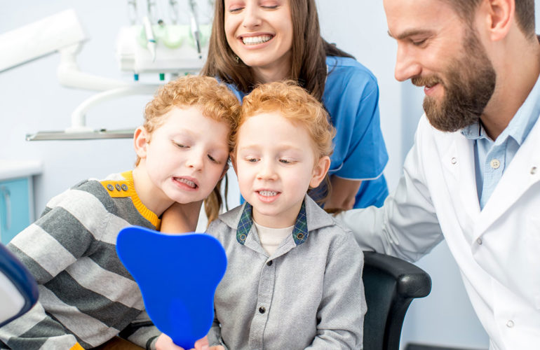 Family Visiting a Dentist