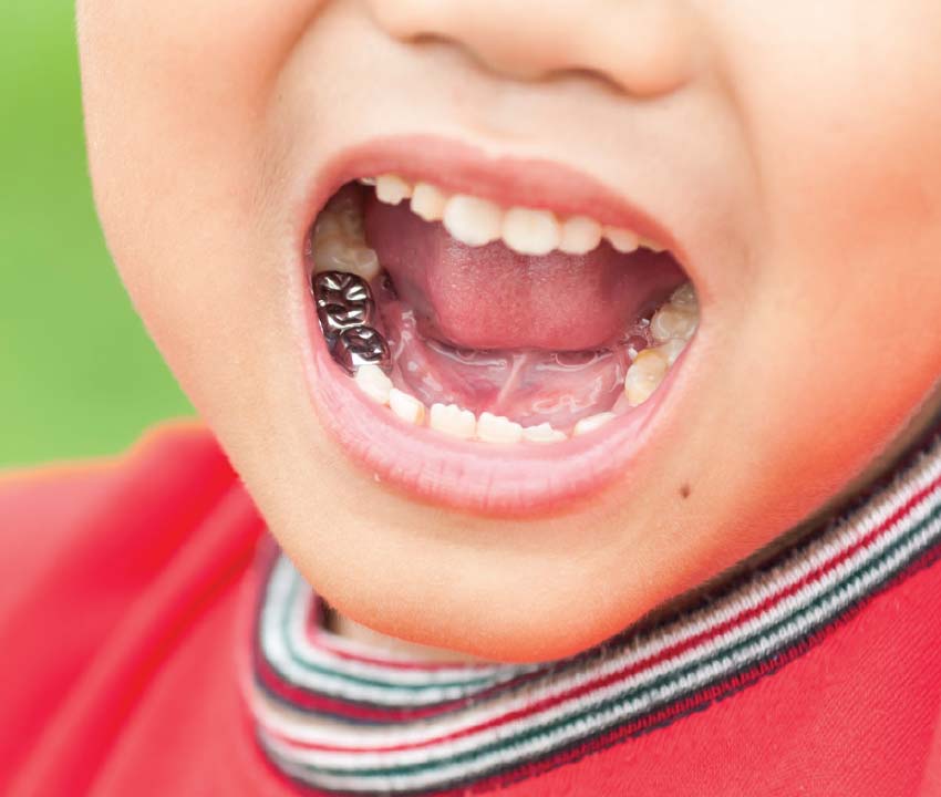 Child Wearing Protective Cap